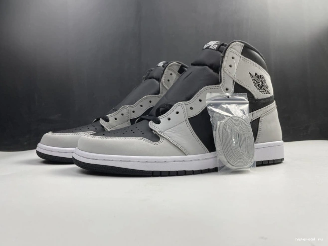 Air Smoke Jordan Grey High 1 Retro Black 555088-035 White Light 0825